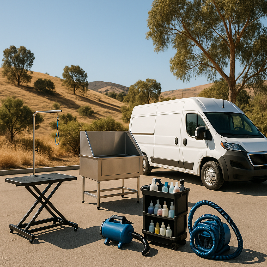 Mobile Pet Grooming team in Brea, Ca